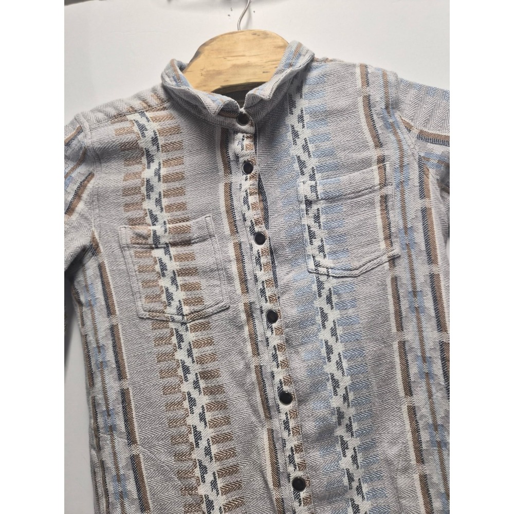 O'Neill Women's Cotton Shacket (Shirt Jacket) Snap Button Southwestern Medium - Picture 2 of 6